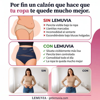 Calzón moldeador de cintura alta Lemuvia